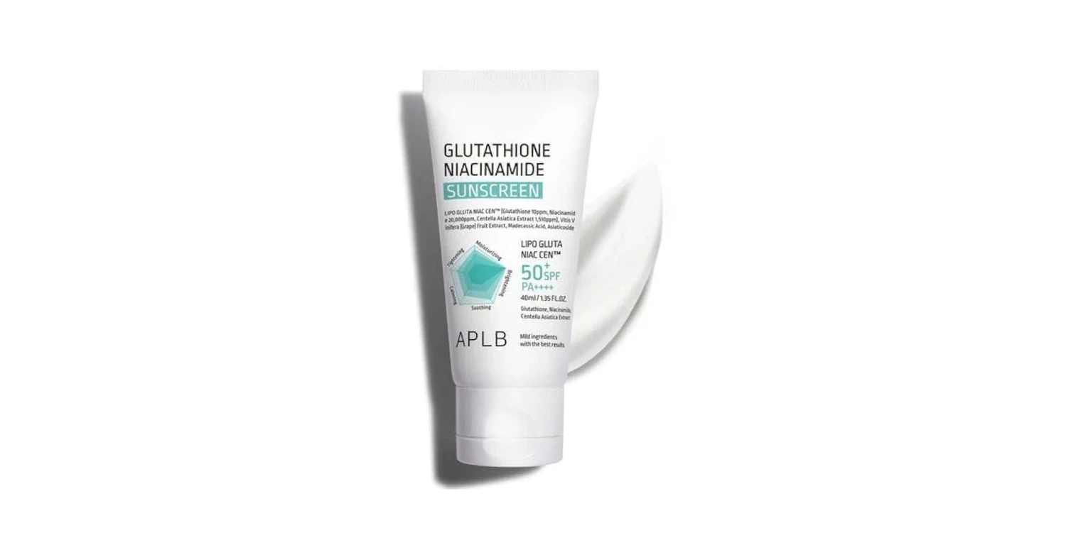 APLB Glutathione Niacinamide Sunscreen 40ml – Brightening & UV Protection